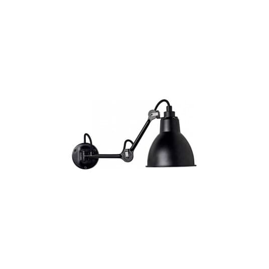 Lampe Gras N204 Vegglampe Matt Sort