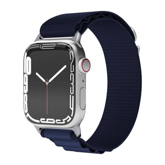 Vonmählen Action Loop, Rem, Smartwatch, Marinblå, Apple, Apple Watch 42 Mm / 44 Mm / 45 Mm / 49 Mm, Nylon