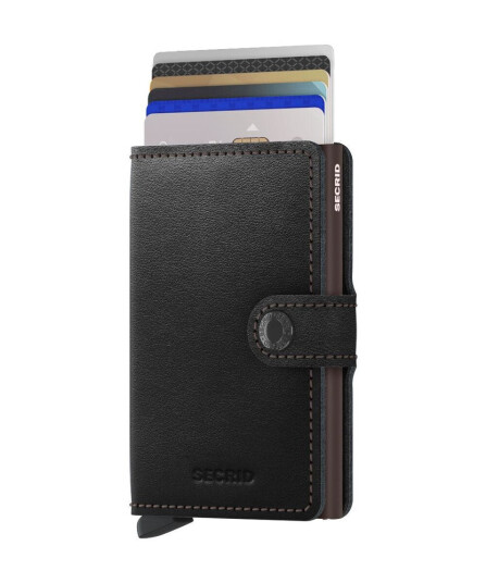 Secrid Original Miniwallet -Lompakko, Musta/ Ruskea