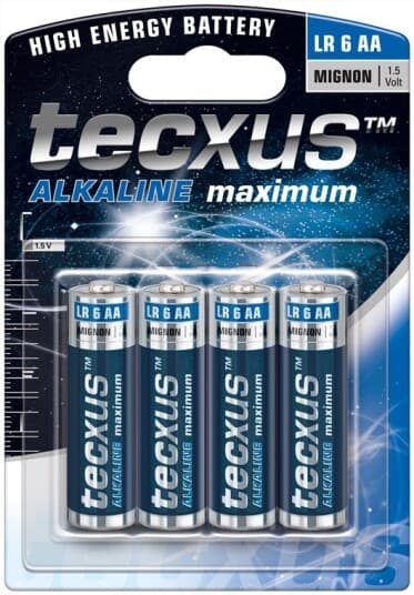 Tecxus Mignon Lr 6 Aa - Batteri 4 X Aa-Type - Alkalisk