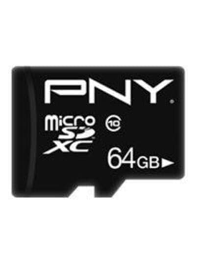 Pny Performance Plus - Flashminnekort - 64 Gb - Class 10 - Microsdxc