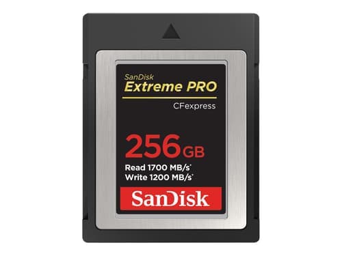 Sandisk 256GB CFexpress B Extreme PRO 256GB  R1700MB/s W 1200MB/s