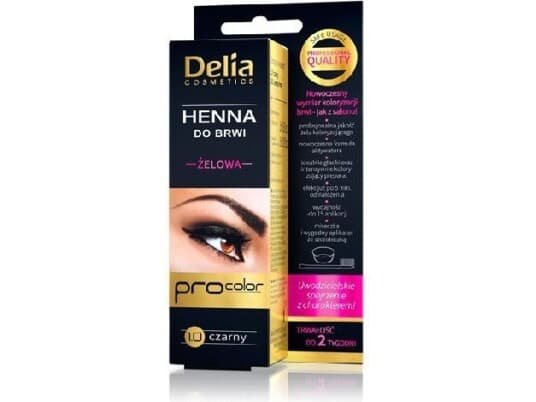 Delia Henna For Eyebrows Gel 1.0 Black