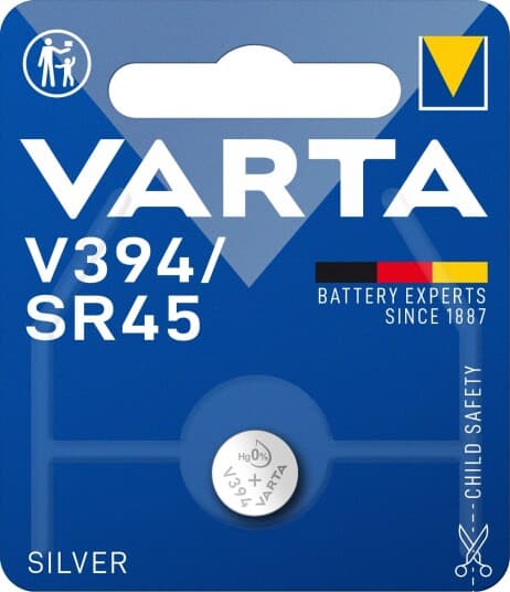 Varta V 394 - Batteri Sr45 - Sølvoksid - 67 Mah