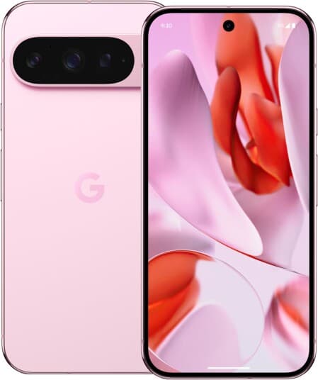 Google Pixel 9 Pro - 5G Smarttelefon - Dobbelt-Sim - Ram 16 Gb / Internminne 128 Gb - Oled-Display - 6.3" - 1280 X 2856 Piksler (120 Hz) - 3X Bakkamera 50 Mp, 48 Mp, 48 Mp - Front Camera 42 Mp - Rosenkvarts