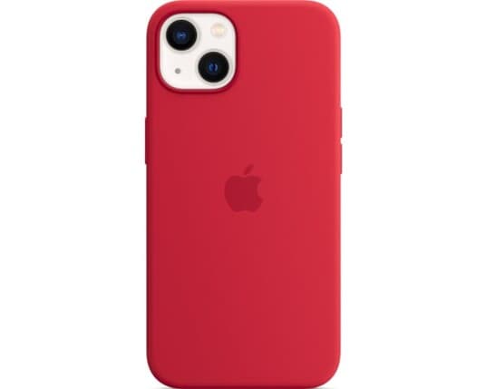 Apple Silicone Case With Magsafe Iphone 13 Rød