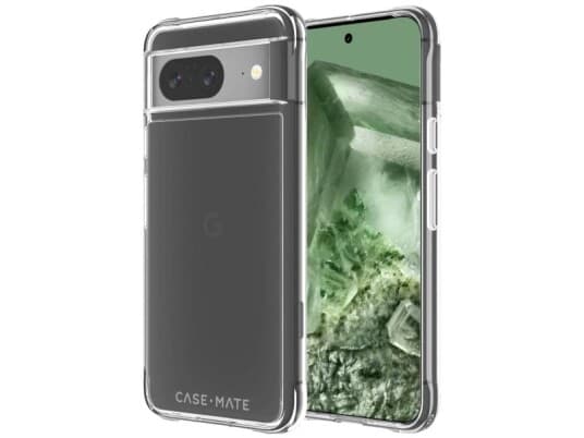 Case-Mate Tough Clear Case Mobiltelefon Backcover Google Pixel 8 Transparent Stødsikker