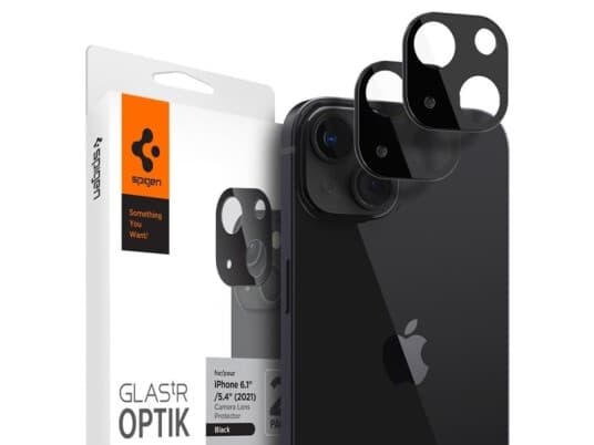 Spigen Agl03395, Linsebeskytter, Sort, Herdet Glass, Apple, Iphone 13 Mini / Iphone 13, 1,524 Mm