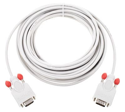 Lindy Rs232 Cable 10M, 10 M, 9-Pin D-Sub, 9-Pin D-Sub, Hankjønn/Hankjønn, Grå