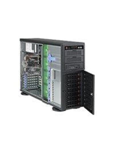 Supermicro Sc743 Tq-903B-Sq - Tower 4U - Utvidet Atx (E-Atx) - Sata/Sas - Hot-Swap 900 Watt - Svart - Usb