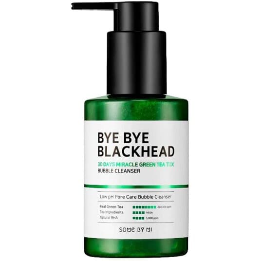 Some By Mi_Bye Bye Blackhead 30 Days Miracle Green Tea Tox Bubble Cleanser 120Ml