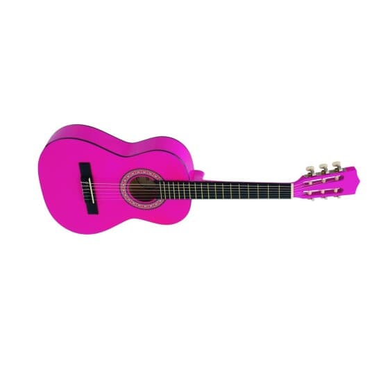 Dimavery Ac-303 Klassikgitarre 1/2, Pink (26242054)