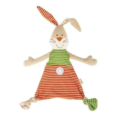 sigikid®snuffle cloth bunny brun stripete vanilje