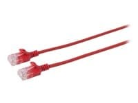 Microconnect - Nettverkskabel - Rj-45 (Hann) Til Rj-45 (Hann) - 5 M - 3.6 Mm - Utp - Cat 6A - Halogenfri, Uten Hindringer, Flertrådet - Rød