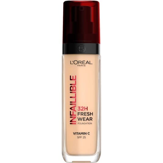 Maybelline_Infaillible 24H Fresh Wear Foundation Long-Lasting Liquid Foundation 100 Linen 30Ml