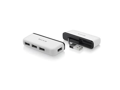 Belkin F4u021bt, Usb 2.0, 480 Mbit/S, Svart, Hvit