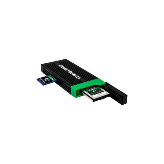 Delkin Kortleser CFexpress Type B & SD Inkl. USB-C og USB-A kabel