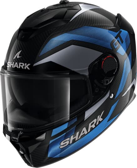 Shark Helhjelm  Spartan GT Pro Ritmo Karbon-Blå Krom