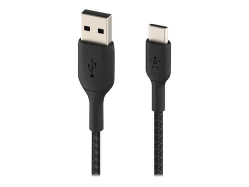 Belkin Boostcharge - Usb-Kabel - 24 Pin Usb-C (Hann) Til Usb (Hann) - 2 M - Svart