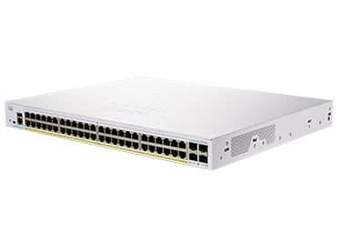 Cisco Business 350 Series Cbs350-48Fp-4X - Switch - L3 - Styrt - 48 X 10/100/1000 (Poe+) + 4 X 10 Gigabit Sfp+ - Rackmonterbar - Poe+ (740 W)