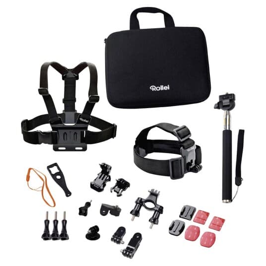 Rollei Actioncam Accessories Kit Outdoor - Monteringssett For Aksjonskamera - For Actioncam 300 Plus, 350, 430