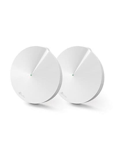 TP-Link DECO M5 - Wi-Fi-system - (2 rutere) - inntil 4500 kvadratfot - maske 1GbE - Wi-Fi 5 - Bluetooth - Dobbeltbånd