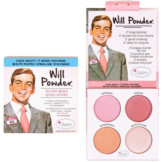 The Balm The Balm_Will Powder Blush Quad Blusher Palette 10G