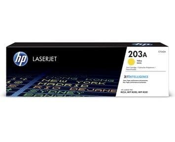 Hp 203A Gul Original Laserjet-Tonerkassett, 1300 Sider, Gult, 1 Stykker