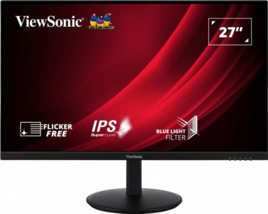 Viewsonic Vg2709-2K-Mhd-Skjerm 68,58 Cm (27 Tommer) (Wqhd, Ips, 5Ms, Hdmi, Displayport, Hdr10, Høyttalere, 75Hz)