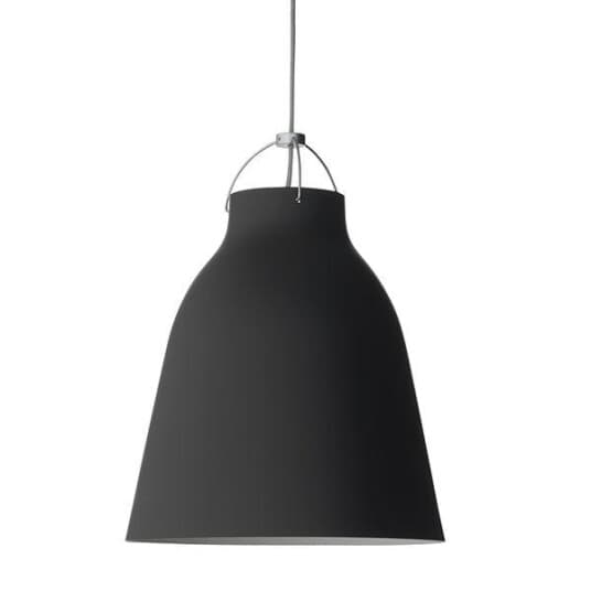 Fritz Hansen Caravaggio Taklampe P3 Matt Sort