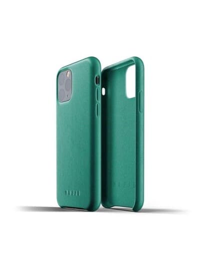 Mujjo Full Leather Case For Iphone 11 Pro - Alpine Green