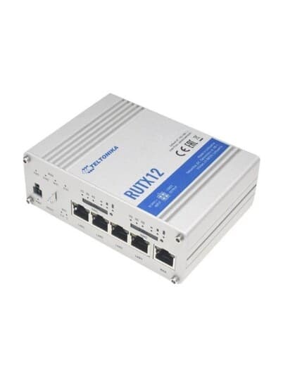 Teltonika Rutx12 - Trådløs Ruter - Wwan 5-Port Svitsj - 1Gbe, Ppp, Modbus - Wi-Fi 5 - Bluetooth - Dobbeltbånd