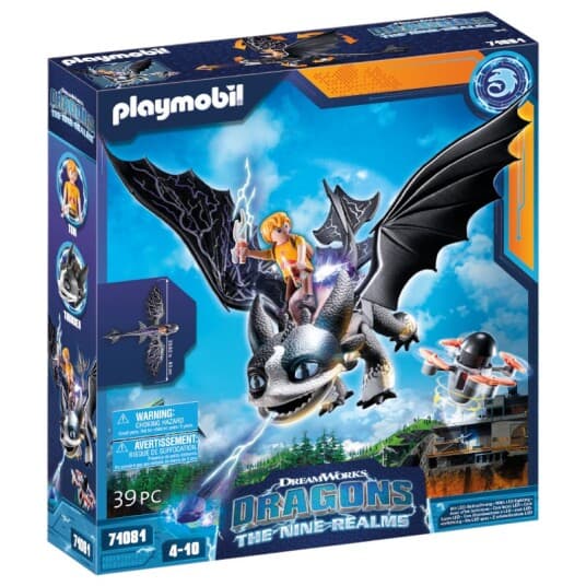 Playmobil Dragons 71081, Byggesett, 4 år, 39 stykker