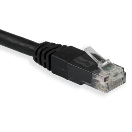 Goobay - Nettverkskabel - Rj-45 (Hann) Til Rj-45 (Hann) - 50 Cm - Utp - Cat 6 - Formstøpt - Svart