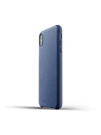 Mujjo Full Leather Case For Iphone Xs Max - Blue