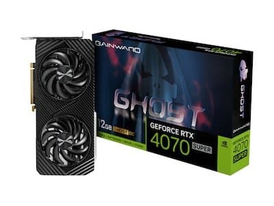 Gainward Geforce Rtx 4070 Super Ghost Oc, Geforce Rtx 4070 Super, 12 Gb, Gddr6x, 192 Bit, 7680 X 4320 Pixlar, Pci Express 4.0