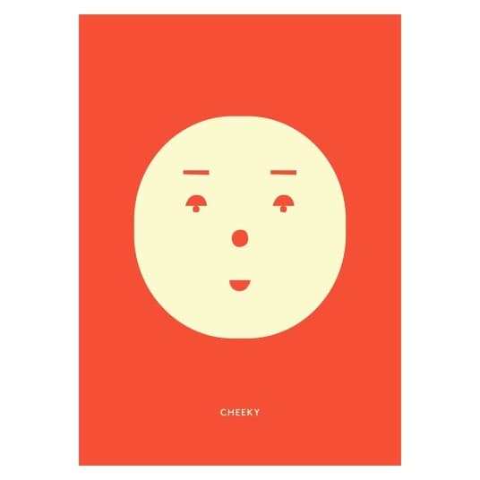 Paper Collective Cheeky Feeling plakat 30 x 40 cm