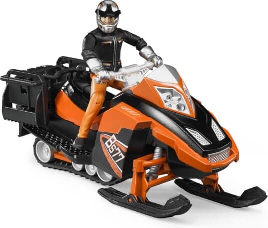 Bruder - Snow mobile with driver and accessories (63101)