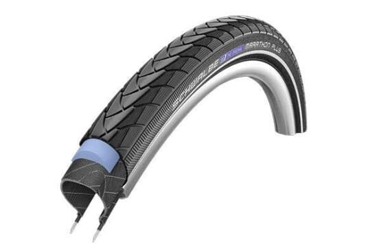 Schwalbe Marathon Plus, 26", Bybruk/Eventyr, Med Slange, Sort, 45 - 70 Psi, 70 Psi