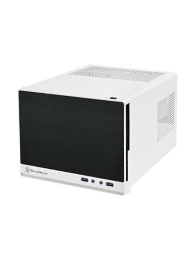 Silverstone Sugo Sg13 - Tower - Mini-Dtx - Ingen Strømforsyning (At / Ps/2) - Svart, Hvit - Usb/Lyd