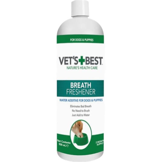 Vets Best Dental Frisk Ånde Dråber 500 Ml