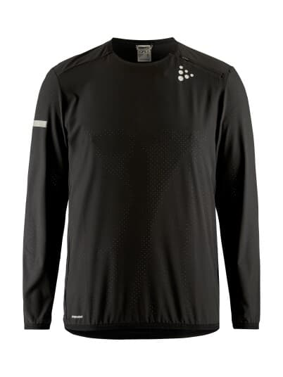 Craft Pro Hypervent LS Wind Top 2 M Black Black S