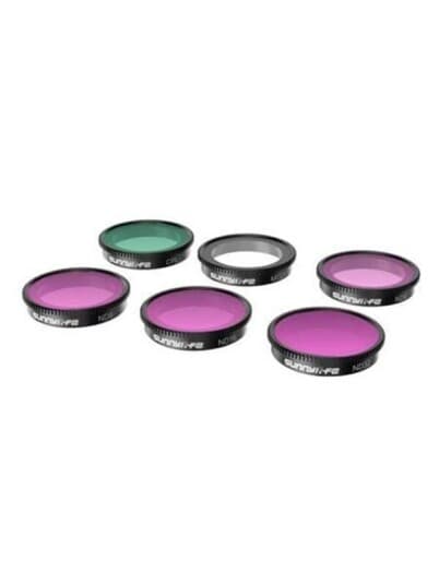 Sunnylife Filter Set Of 6 Mcuv+Cpl+Nd4+Nd8+Nd16+Nd32 Sunnylife Filters For Insta360 Go 3/2