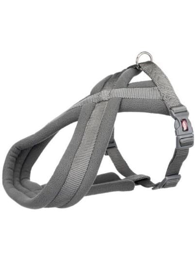 Trixie Premium Touring Harness, M: 45–80 Cm/25 Mm, Graphite