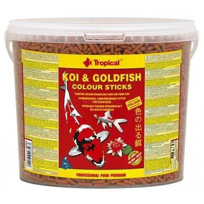 Tropical Pokarm Dla Rybek Koi&Goldfish Colour Sticks 11L/900G (40372)