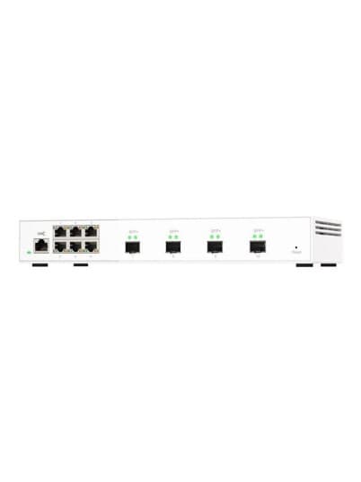 Qnap Qsw-M2106-4S - Switch - Styrt - 6 X 2.5Gbase-T + 4 X 10Gb Ethernet Sfp+ - Stasjonær