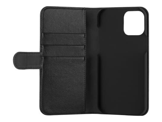 Essentials Wallet - Lommebok For Mobiltelefon - Polyuretan - Svart - For Apple Iphone 12 Pro Max