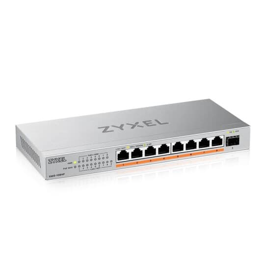 Zyxel XMG-100 Series XMG-108HP - switch - unmanaged - 8 porter - ikke-styrt