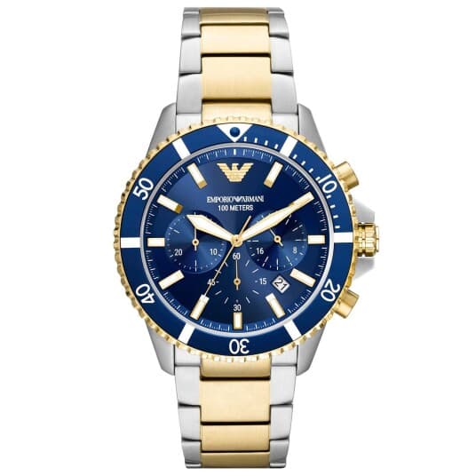 Emporio Armani Diver AR11362 - Herre - 43 mm - Analog - Kvarts urverk - Mineralglas