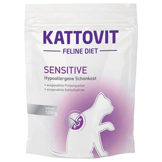 Kattovit Sensitive 1.25Kg Tørfoder Til Kat 1,25 Kg Adult Fjerkræ, Laks